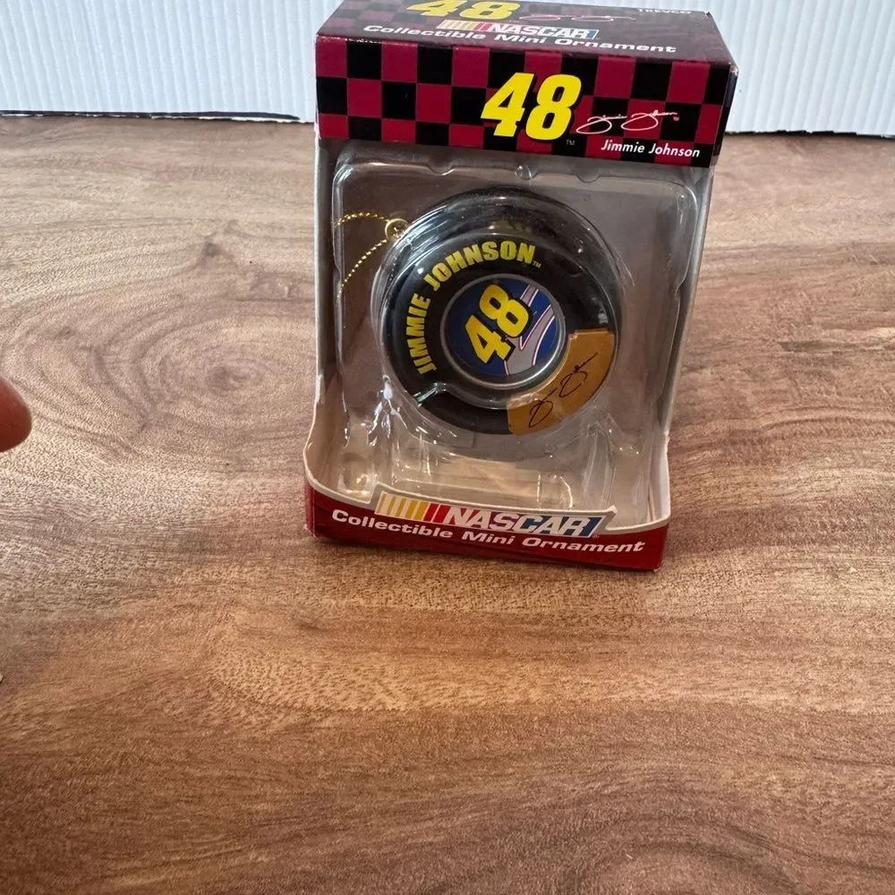 Nascar #48 Jimmie Johnson Mini Christmas Ornament Trevco 2004 Collectible